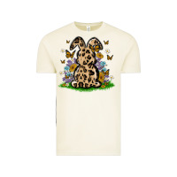 Vintage Arctic western floral bunny Vintage Tee - MaliasSmallBusiness