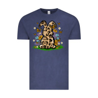 Vintage Denim western floral bunny Vintage Tee - MaliasSmallBusiness
