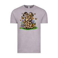 Vintage Zinc western floral bunny Vintage Tee - MaliasSmallBusiness