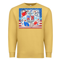 Antique Gold American memorial day rn registered nurse Premium Sweatshirt - TumblerDesignByShophia