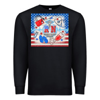 Black American memorial day rn registered nurse Premium Sweatshirt - TumblerDesignByShophia