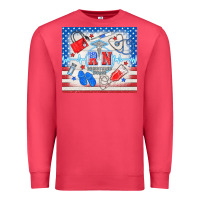 Cardinal American memorial day rn registered nurse Premium Sweatshirt - TumblerDesignByShophia