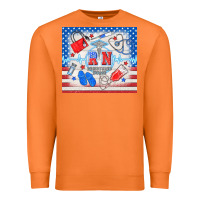 Carrot American memorial day rn registered nurse Premium Sweatshirt - TumblerDesignByShophia
