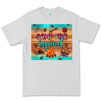 Dove Grey camp fire squad Premium Tee - JahusDesignShop