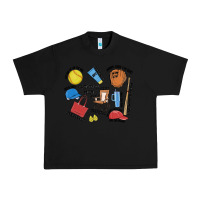 Black softball mom Urban Heavy Tee - MaliasSmallBusiness