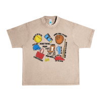 French Oak softball mom Urban Heavy Tee - MaliasSmallBusiness
