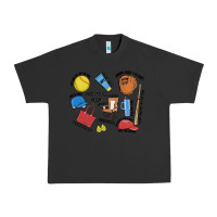 Pigment Black softball mom Urban Heavy Tee - MaliasSmallBusiness
