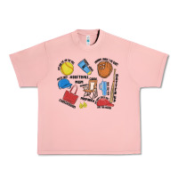 Salmon softball mom Urban Heavy Tee - MaliasSmallBusiness