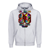 Heather Grey California 89 Zipper Hoodie - Bettercallsaul