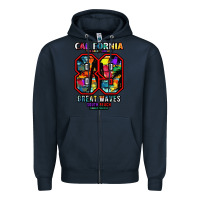 Navy California 89 Zipper Hoodie - Bettercallsaul