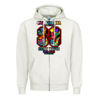 Oatmeal Heather California 89 Zipper Hoodie - Bettercallsaul