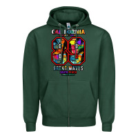 Sports Green California 89 Zipper Hoodie - Bettercallsaul