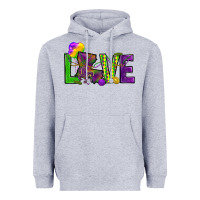 Heather Grey Love Louisiana Heavyweight Hoodie - HowdyJamesFarm