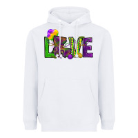 White Love Louisiana Heavyweight Hoodie - HowdyJamesFarm