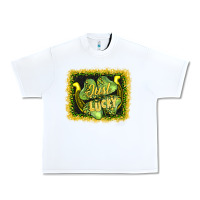 White just lucky Urban Heavy Tee - AdoDesignShop