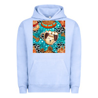 Pigment Grape Ice dog coffee cups and food container with cowhide seamless pattern bbs Urban Hoodie - BundleAndBundleShop