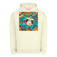 Pigment Pistachio dog coffee cups and food container with cowhide seamless pattern bbs Urban Hoodie - BundleAndBundleShop