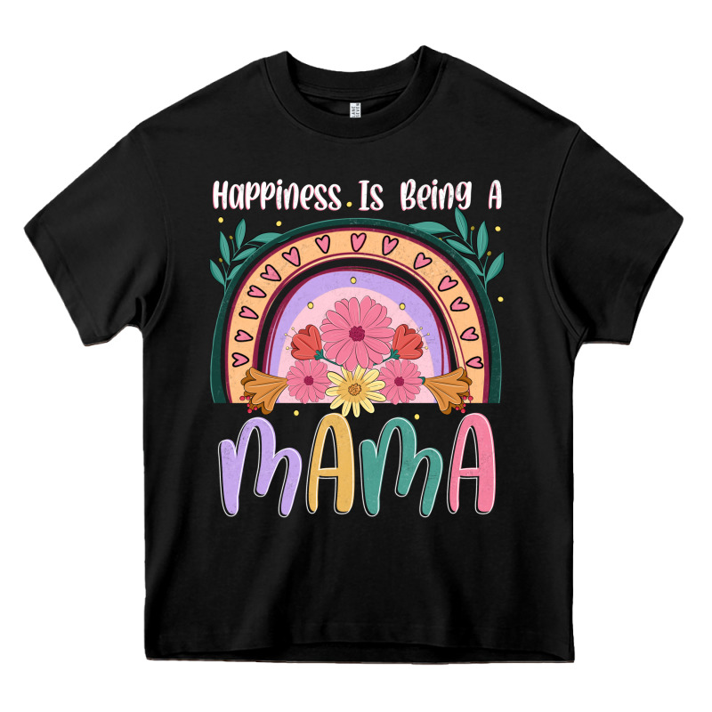 Happiness Is Being A Mama Heavy Core Tee by JahusDesignShop | Teevron