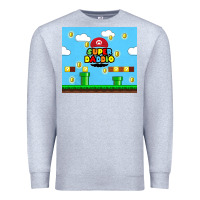 Heather Grey super daddio Premium Sweatshirt - TumblerDesignByShophia