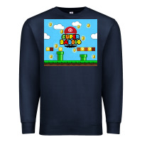 Navy super daddio Premium Sweatshirt - TumblerDesignByShophia