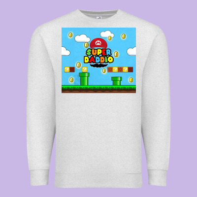 Super Daddio Premium Sweatshirt Designed By Tumblerdesignbyshophia