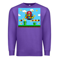 Purple super daddio Premium Sweatshirt - TumblerDesignByShophia