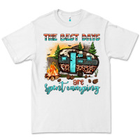 White the best days are spent camping Premium Tee - JahusDesignShop