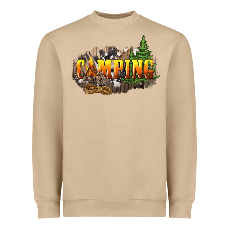 Camping Heavyweight Sweatshirt by NancyCooperArtShop | Teevron
