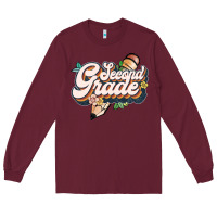 Burgundy second grade Long Sleeve Tee - JahusDesignShop