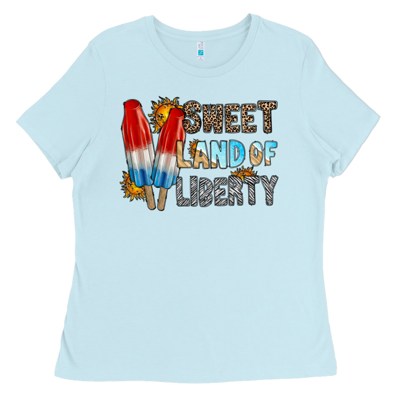 Sweet Land Of Liberty Ladies Tee by RacoonDesign | Teevron