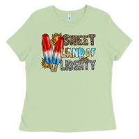 Matcha sweet land of liberty Ladies Tee - RacoonDesign