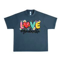 Midnight Navy love grandma life Urban Heavy Tee - MaliasSmallBusiness