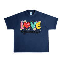 Navy love grandma life Urban Heavy Tee - MaliasSmallBusiness