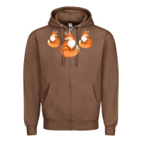 Chestnut Three Little Foxes IN Fox Family I Gift Zipper Hoodie - Bettercallsaul