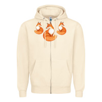 Sandshell Three Little Foxes IN Fox Family I Gift Zipper Hoodie - Bettercallsaul