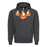 Smoke Three Little Foxes IN Fox Family I Gift Zipper Hoodie - Bettercallsaul