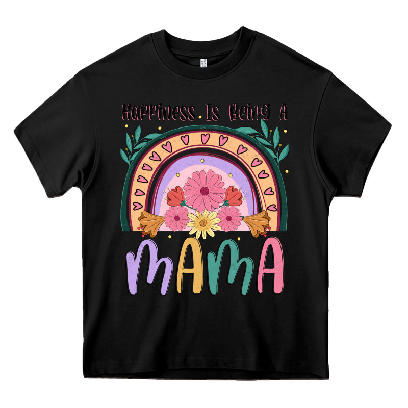 Happiness Is Being A Mama Heavy Core Tee by JahusDesignShop | Teevron