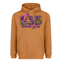 Meerkat Love Mardi Gras with gnome Heavyweight Hoodie - HowdyJamesFarm