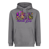 Storm Love Mardi Gras with gnome Heavyweight Hoodie - HowdyJamesFarm
