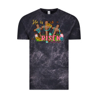 Cloud Black he is risen Vintage Tee - MaliasSmallBusiness