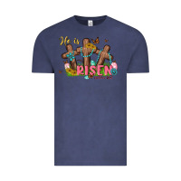 Vintage Denim he is risen Vintage Tee - MaliasSmallBusiness