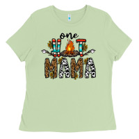 Matcha one hot mama Ladies Tee - CowhideDigitalArt