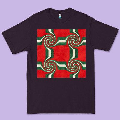 Retro Christmas Seamless Pattern Premium Tee Designed By Bundleandbundleshop