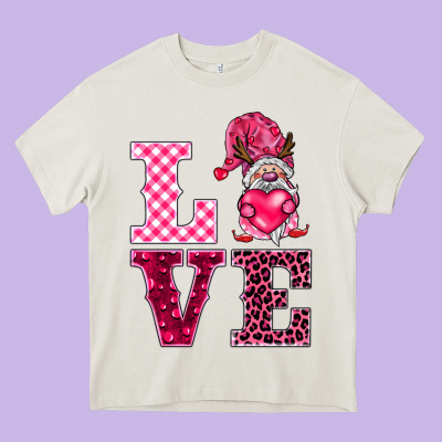 Love Gnomies Heavy Core Tee Designed By Barkaloodesign