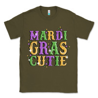 Army Green mardi gras cutie Classic Tee - MaliasSmallBusiness