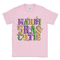 Bubblegum Pink mardi gras cutie Classic Tee - MaliasSmallBusiness