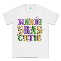 White mardi gras cutie Classic Tee - MaliasSmallBusiness