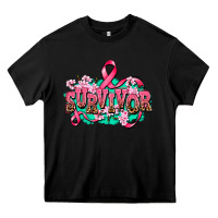 Black survivor Heavy Core Tee - AdoDesignShop