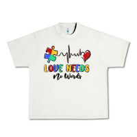 Pistachio love needs no words Urban Heavy Tee - MaliasSmallBusiness