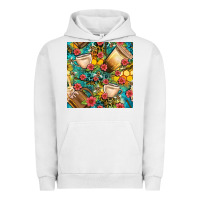 Pigment Lunar Rock honey and bee coffee cup with flowers and leopard seamless pattern bbs Urban Hoodie - BundleAndBundleShop